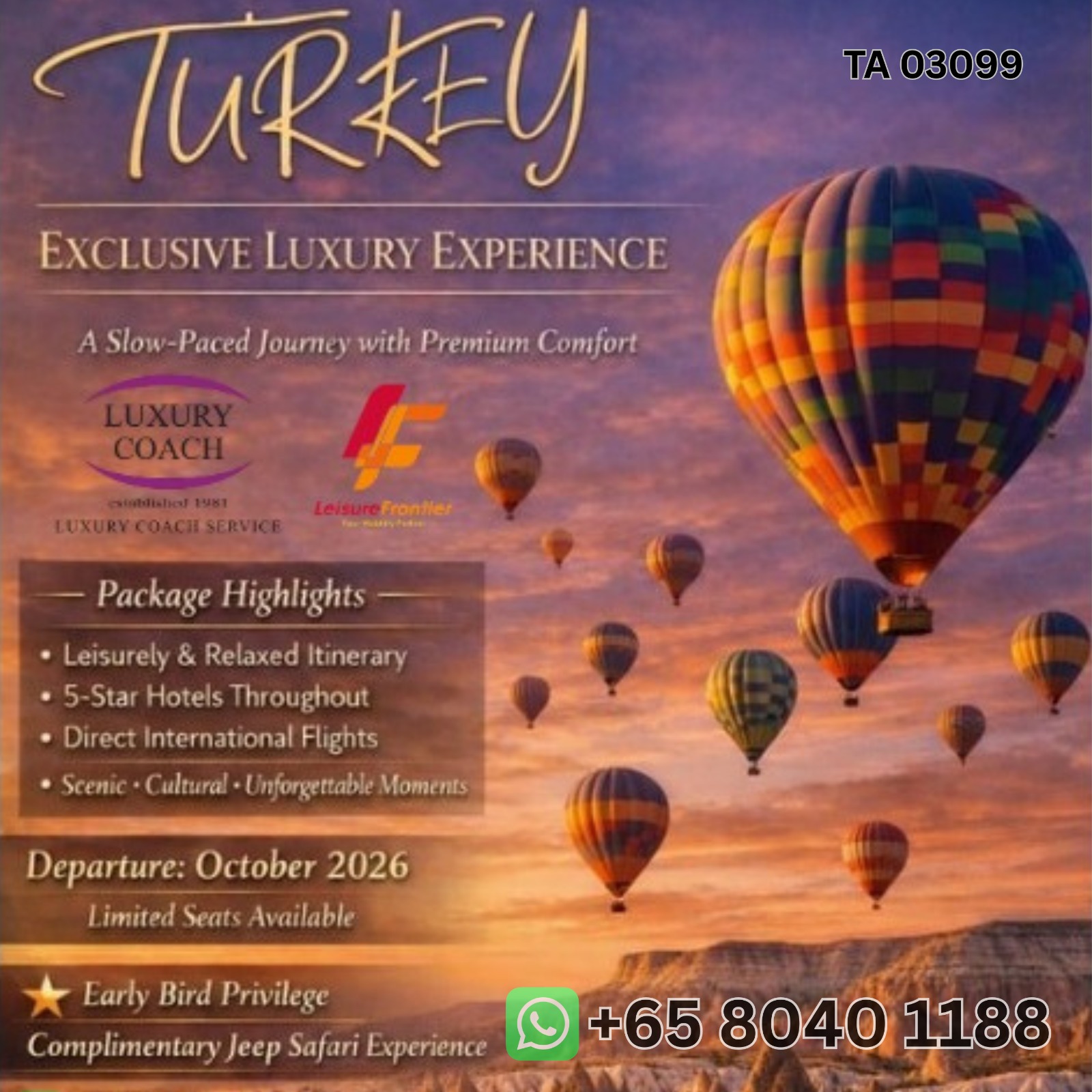 10D8N Exclusive Premium Journey into the Heart of Turkey